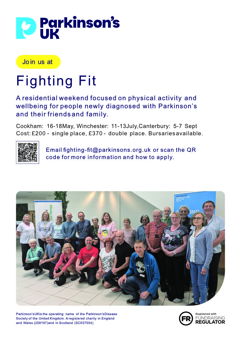 Parkinson's Fighting Fit Poster